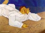 © S. Blumin, Drawing on the Sand, signed, unframed author's print of oil painting, 1998 (click to enlarge) © S. Blumin, Drawing on the Sand, signed, unframed author's print of oil painting, 1998 (click to enlarge)